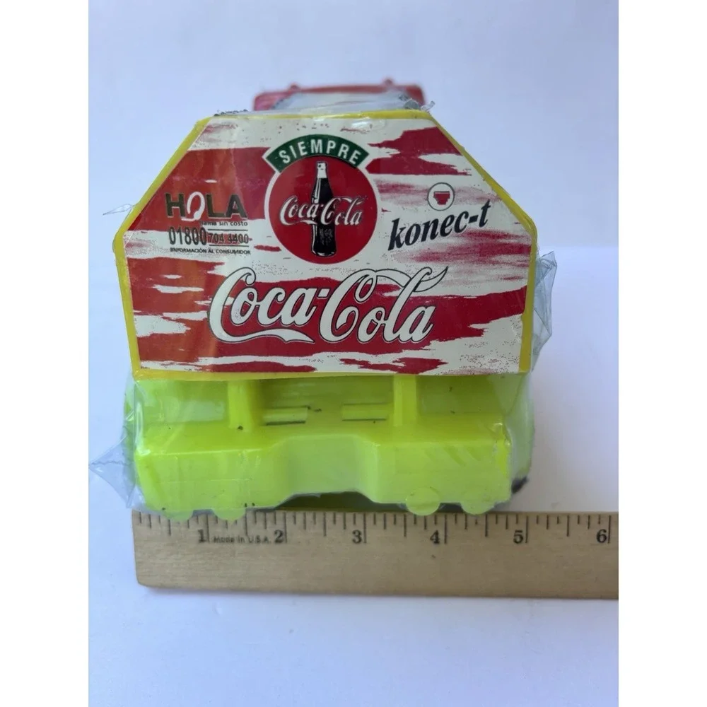 Vintage Plastics Green COCA COLA Delivery Truck  Kinect-t Coke 12